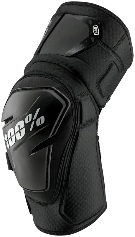 100% Fortis Knee Guards – Black Large/X-Large