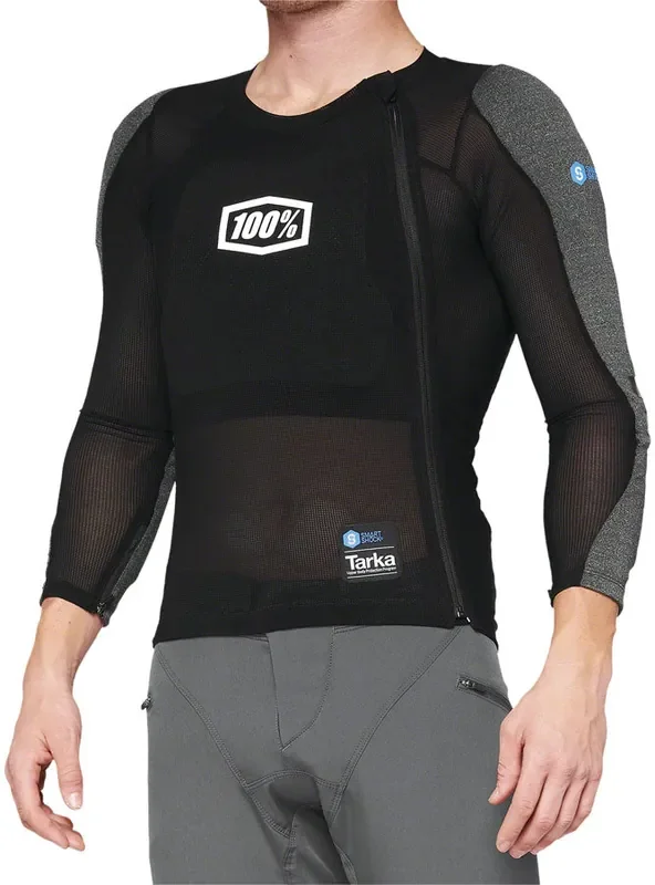 100% Tarka Long Sleeve Body Armor – Black Large