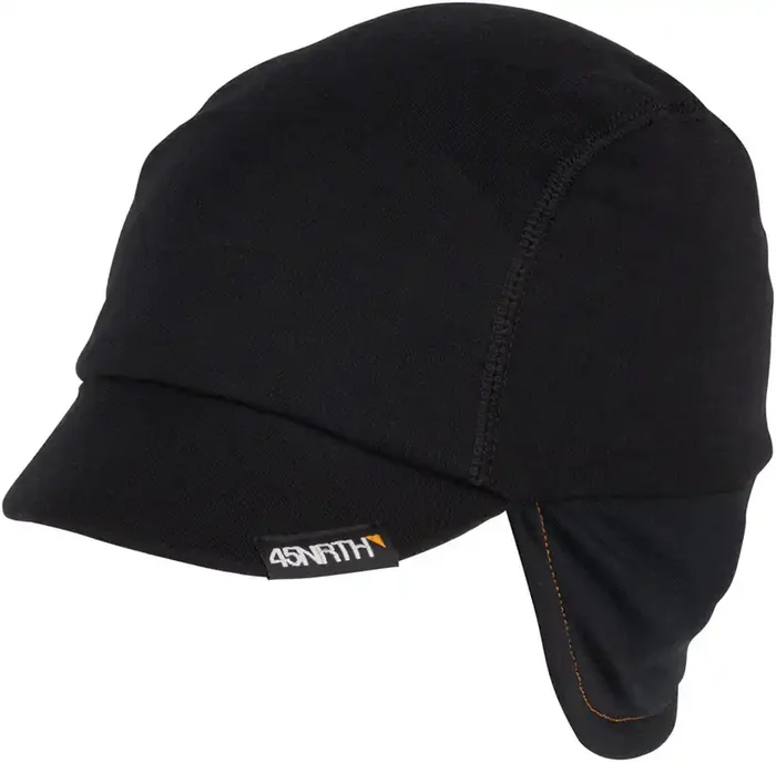 45NRTH 2023 Greazy Cycling Cap – Black Small/Medium