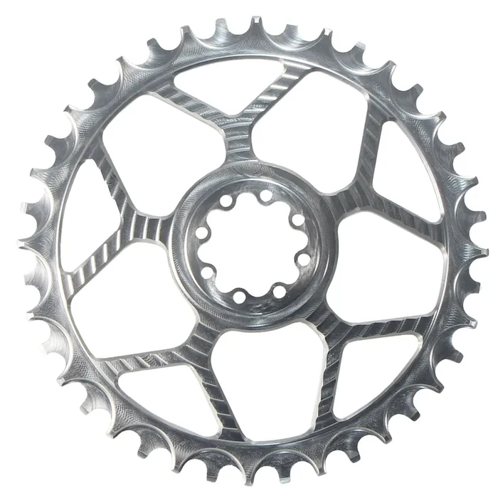 5Dev Aluminum Road Chainring 8-Bolt Sram 42T Raw
