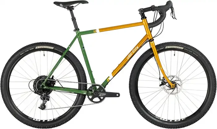 All-City Gorilla Monsoon Bike – 650b Steel APEX Tangerine Evergreen 43cm