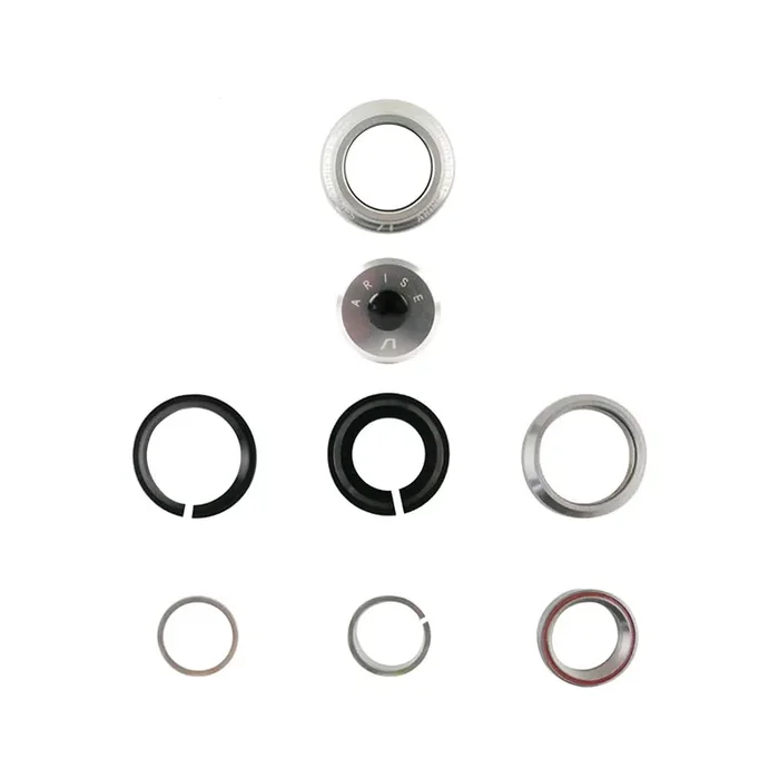 ARISE Crystal 1-1/8-1.5 Headset Integrated Complete Silver