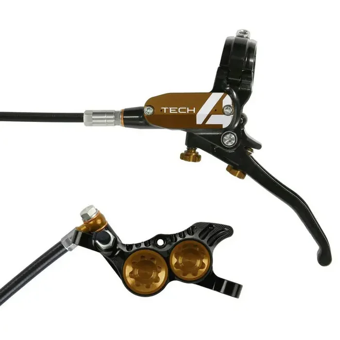 BLEM SHED – Hope Tech 4 V4 Disc Brake Right/Rear 74mm Black/Bronze