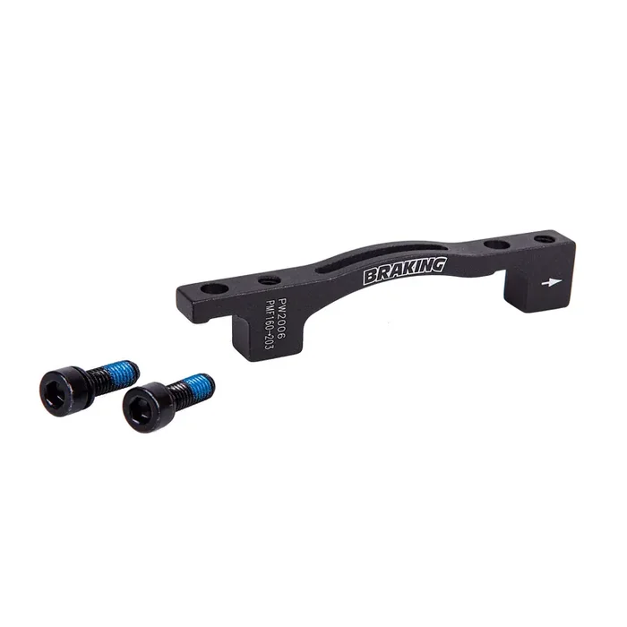 Braking Italy (Sunstar) Post Mount Caliper Adapter (74mm) 160 to 203mm – Bla