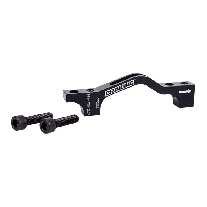 Braking Italy (Sunstar) Post Mount Caliper Adapter (74mm) 180 to 220mm – Blac