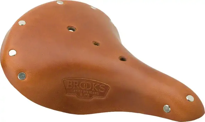 Brooks B17 Standard Saddle – Steel Honey Womens