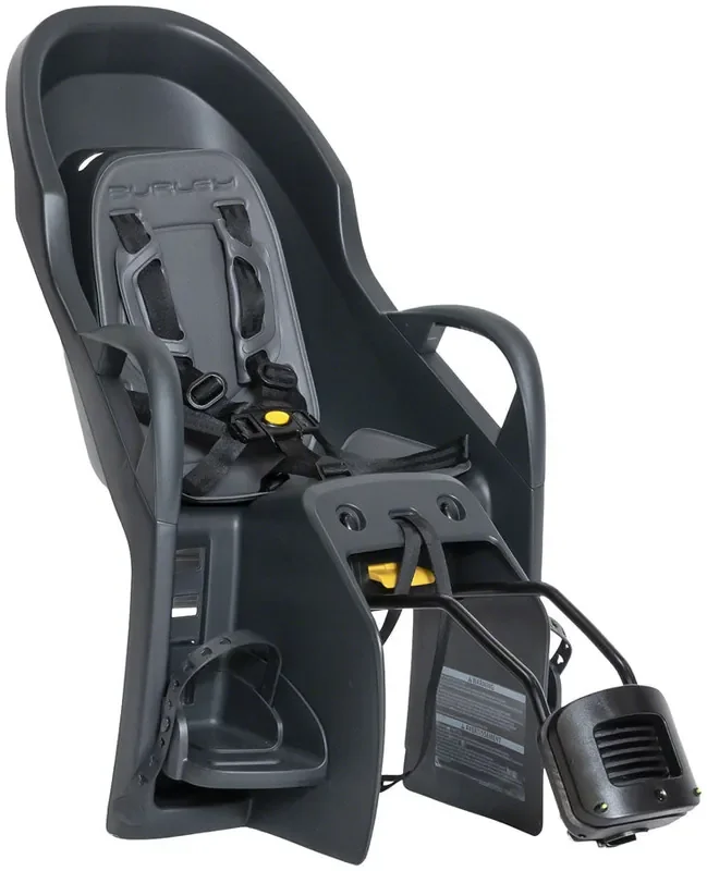 Burley Dash X FM Child Bike Seat – Black/Gray