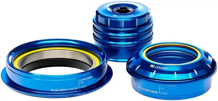 Cane Creek 110 30th Anniversary Headset – ZS44/28.6 Upper ZS56/40 Lower Tapered Hellbender Ceramic Bearings Blue