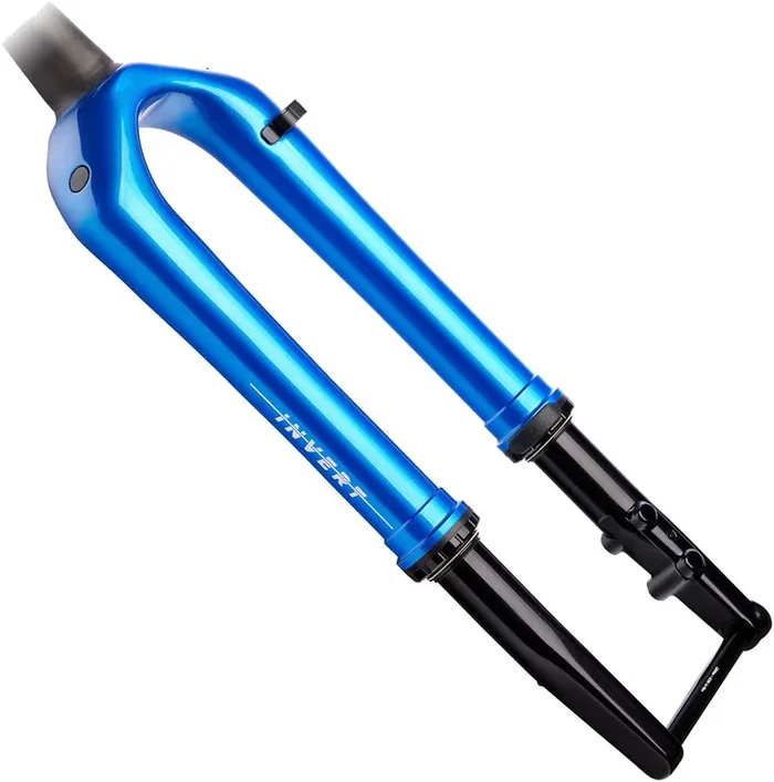 Cane Creek Invert CS 30th Anniversary Gravel Suspension Fork – 700c 40 mm 12 x 100 mm 45 mm Offset Climb Switch Blue