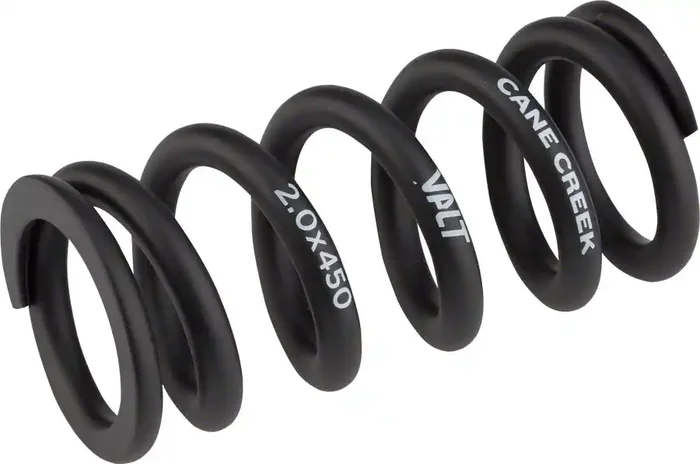Cane Creek VALT Lightweight Steel Spring Coil Shock 2.00″/51mm x 450lbs BLK
