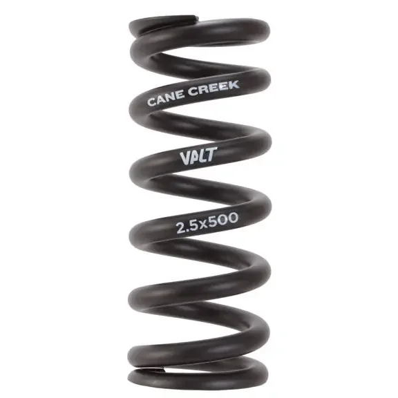 Cane Creek VALT Lightweight Steel Spring Coil Shock 2.50″/63mm x 500lbs BLK