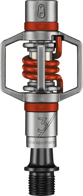 Crankbrothers Egg Beater 3 Pedals – Dual Sided Clipless 9/16″ Red