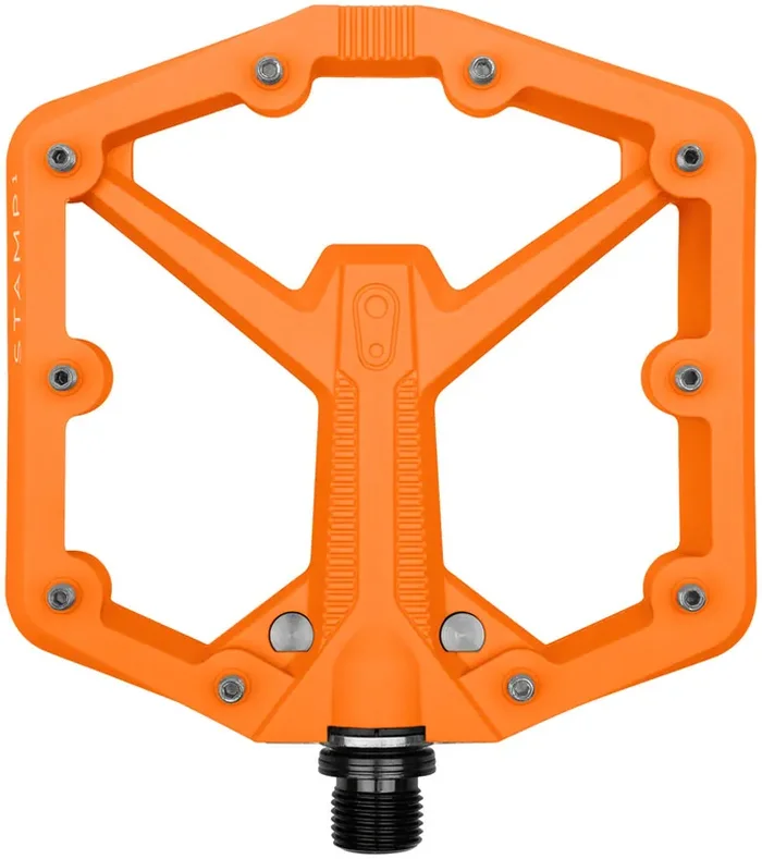 Crankbrothers Stamp 1 Gen 2 Pedals – Platform Composite 9/16″ Orange Large