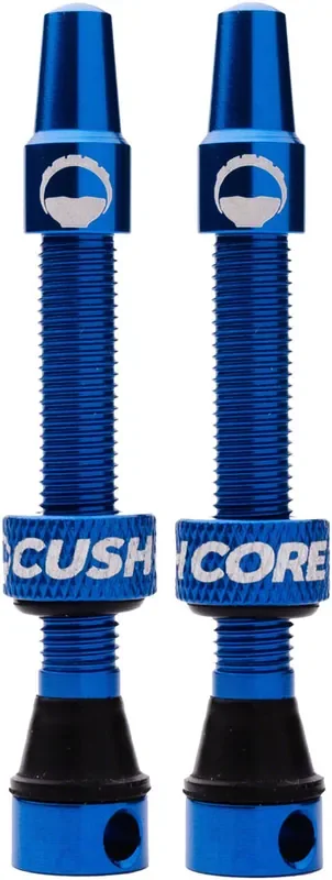 CushCore Tubeless Presta Valve Set – 44mm Blue