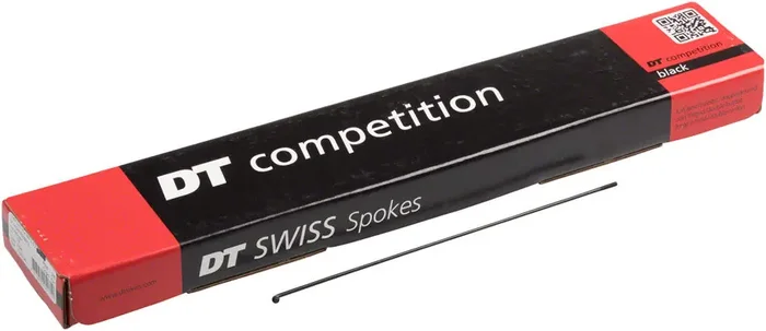 DT Swiss Competition Spoke 2.0/1.8/2.0mm 281mm J-bend Black Box of 100
