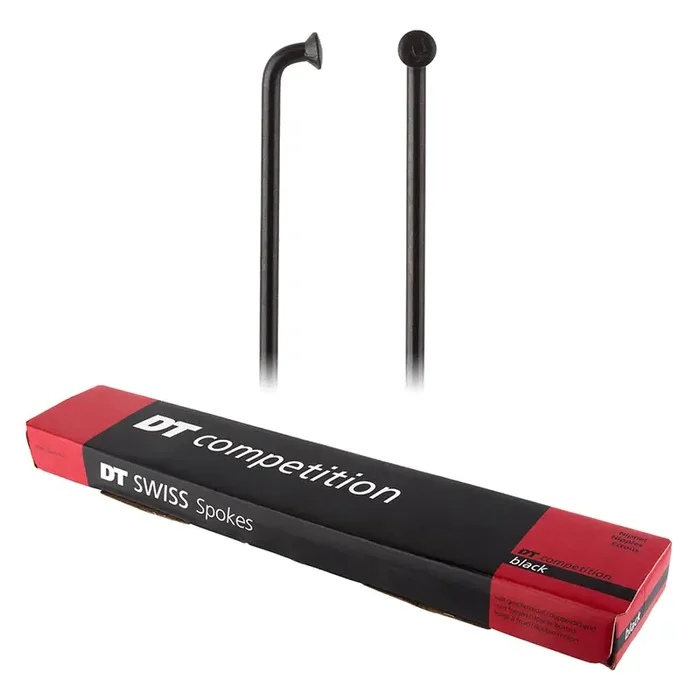 DT Swiss Competition Spoke 2.0/1.8/2.0mm 297mm J-bend Black Box of 100