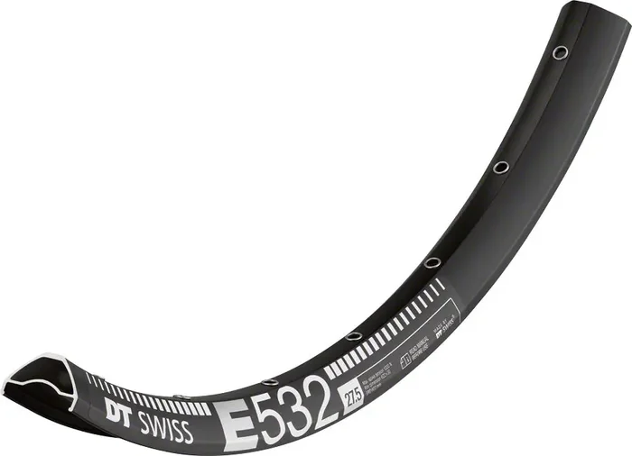 DT Swiss E 532 Rim – 27.5″ Disc Black 28H