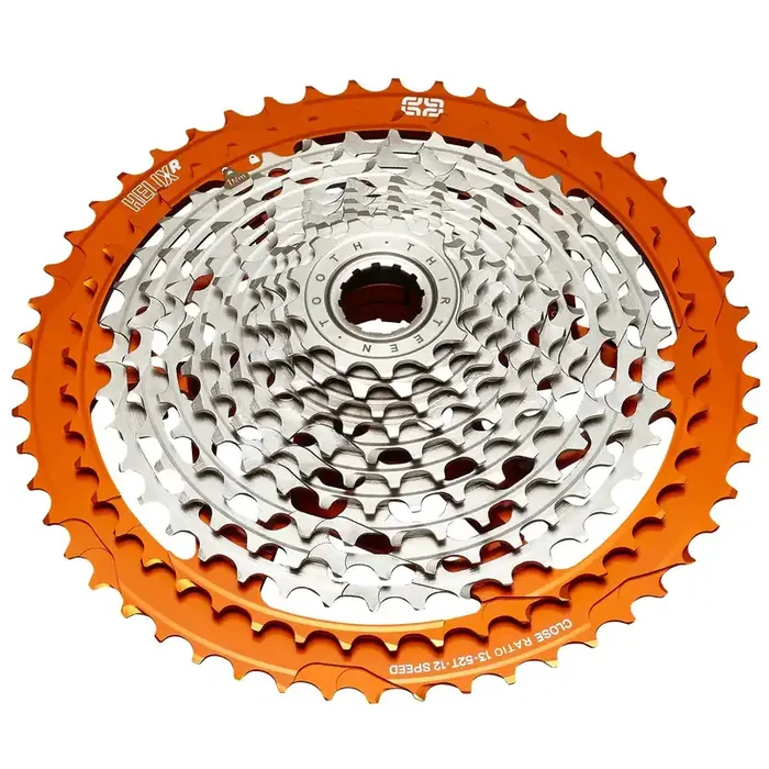 E*thirteen Helix Race 12sp Cassette 13-52t – Naranja