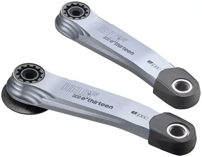 e*thirteen Helix Race Alloy e*spec Crank Arm Set – BOSCH Gen4-Brose S Mag-TQ HPR50 26.5mm Offset 160mm Self Extractor Silver