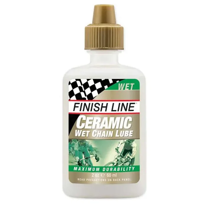 Finish Line Ceramic Wet Bike Chain Lube – 2oz Drip