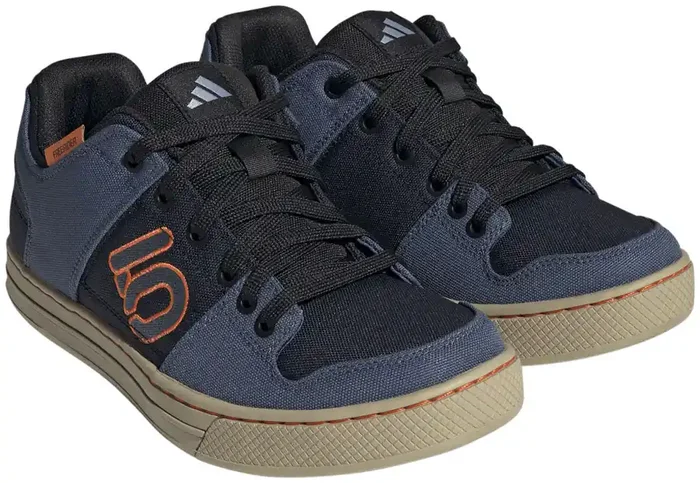 Five Ten Freerider Canvas Flat Shoes – Mens Core Legend Ink/Wonder Steel/Impact Orange 9.5