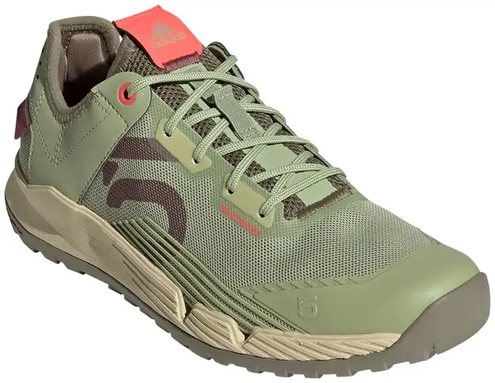 Five Ten Trailcross LT Flat Shoes – Womens Magic Lime/Quiet Crimson/Orbit Green 8