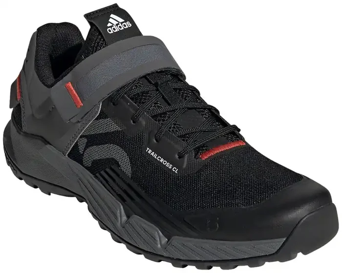Five Ten Trailcross Mountain Clipless Shoes – Womens Core BLK/Gray Three/Red 9.5