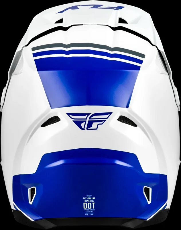 FLY RACING Kinetic Verdict Helmet White/Blue/Grey 2x