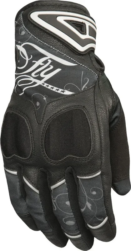 FLY RACING Women’S Venus Gloves Black/Grey Md