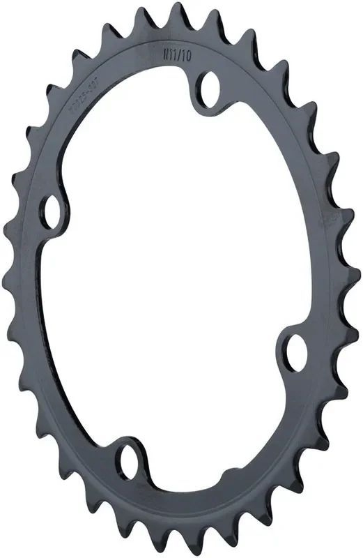 Full Speed Ahead Omega/Vero Pro Steel Road Double Chainring – 34t 90 BCD Steel N-11 BLK