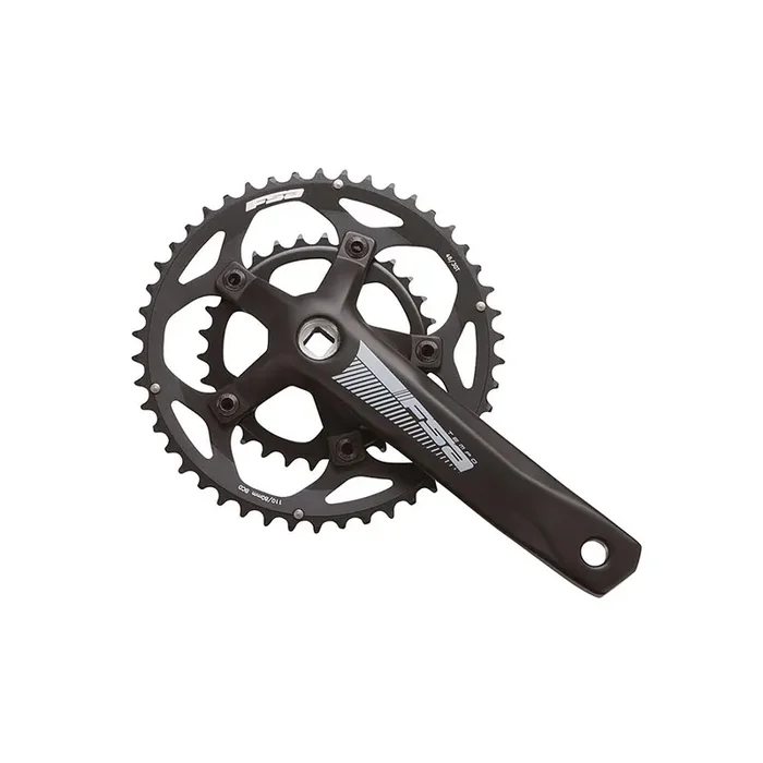 Full Speed Ahead Tempo Crankset – 172.5mm 10/11-Speed 46/30t JIS Spindle Interface BLK