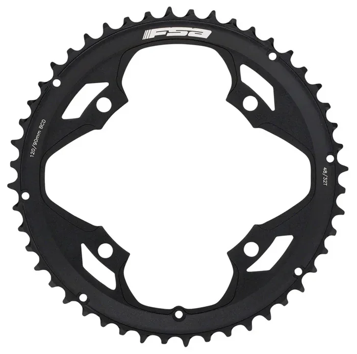 Full Speed Ahead Vero Pro Chainring – 48t 110mm BCD 4-Bolt Black