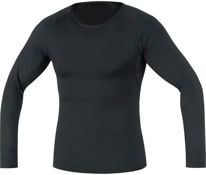 Gorewear Base Layer Thermo Long Sleeve Shirt – Black Mens Large