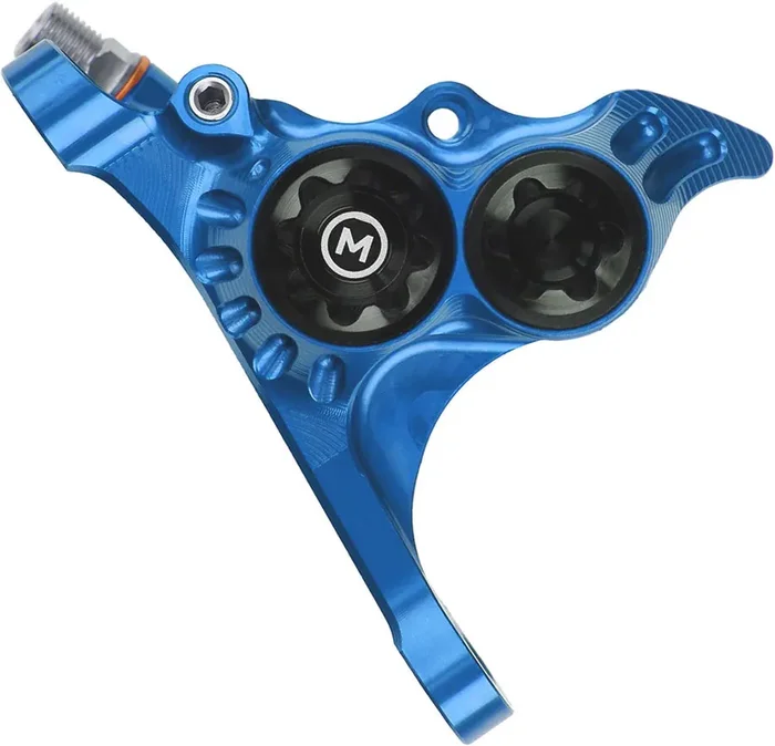 Hope RX4+ Disc Brake Caliper – Front Flat Mount Direct +20mm Mineral Oil Type Blue
