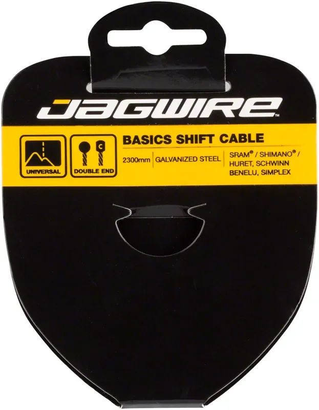 Jagwire Basics Shift Cable – 1.2 x 2300mm Galvanized Steel For Shimano/SRAM Huret Suntour X-Press