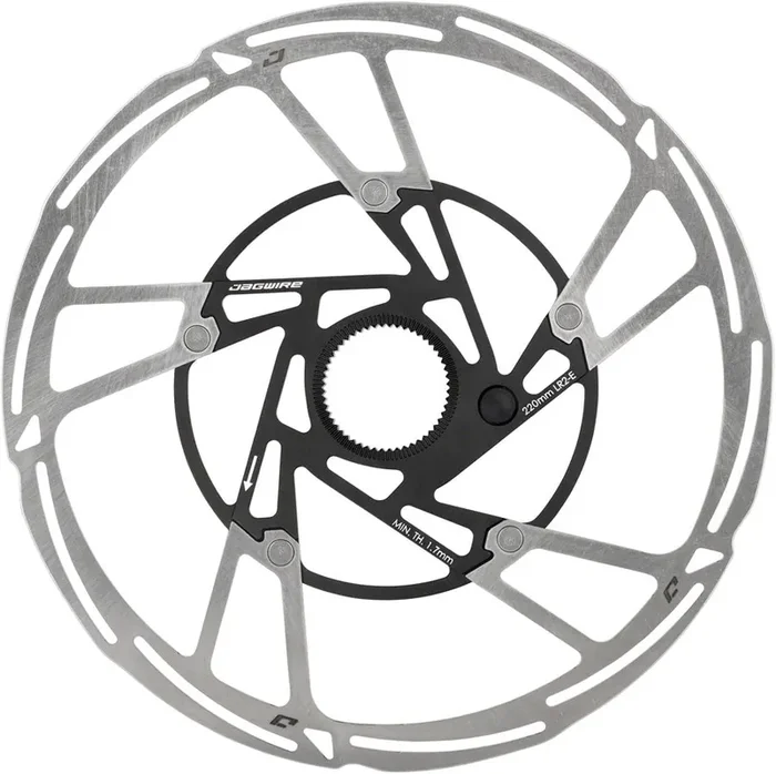 Jagwire Pro LR2-E Ebike Disc Brake Rotor Magnet – 220mm Center Lock Silver/BLK