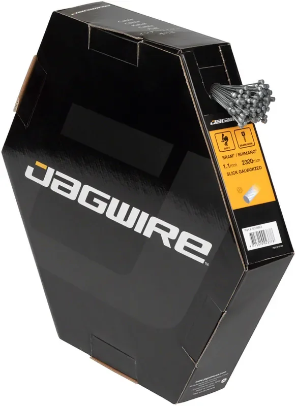 Jagwire Sport Shift Cable – 1.1 x 2300mm Slick Galvanized Steel For SRAM/Shimano Box of 100