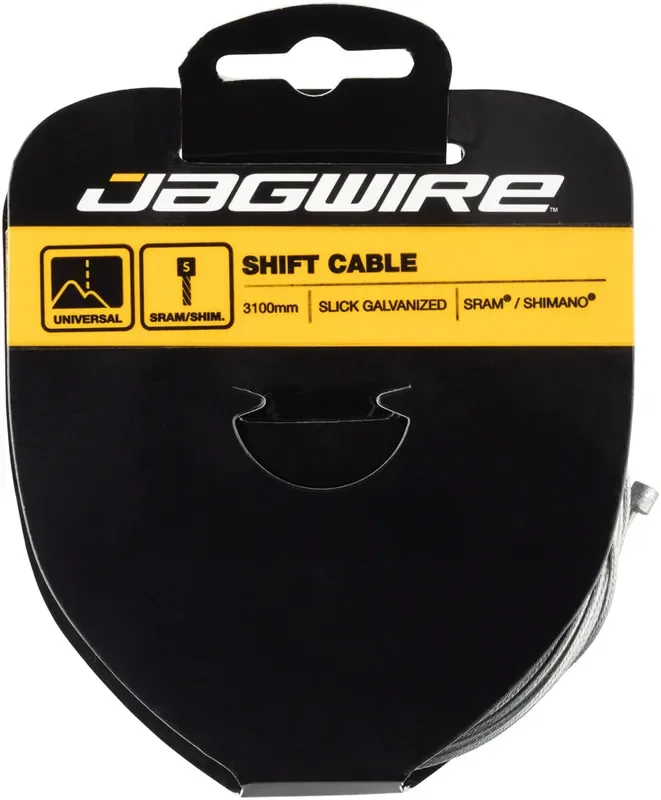 Jagwire Sport Shift Cable – 1.1 x 3100mm Slick Galvanized Steel For SRAM/Shimano Tandem
