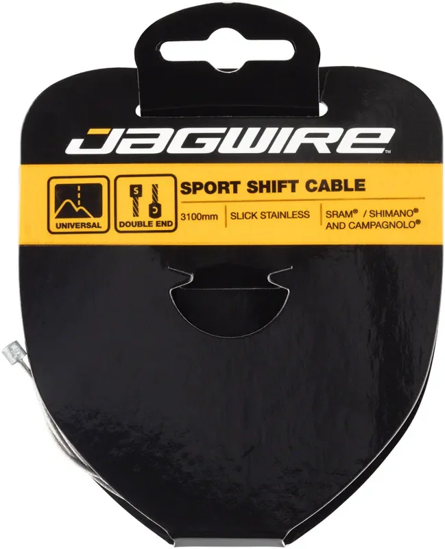 Jagwire Sport Shift Cable – 1.1 x 3100mm Slick Stainless Steel For SRAM/Shimano/Campagnolo
