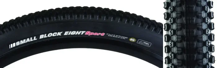 Kenda Small Block 8 Sport Tire – 26 x 2.1 Clincher Wire Black