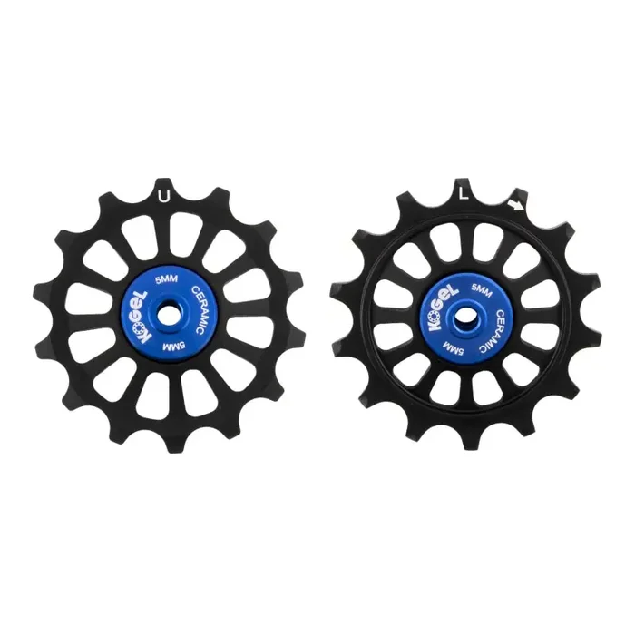 Kogel Bearings 14/14T Hybrid Ceramic Pulley Set SRAM 12 Cross – Blk