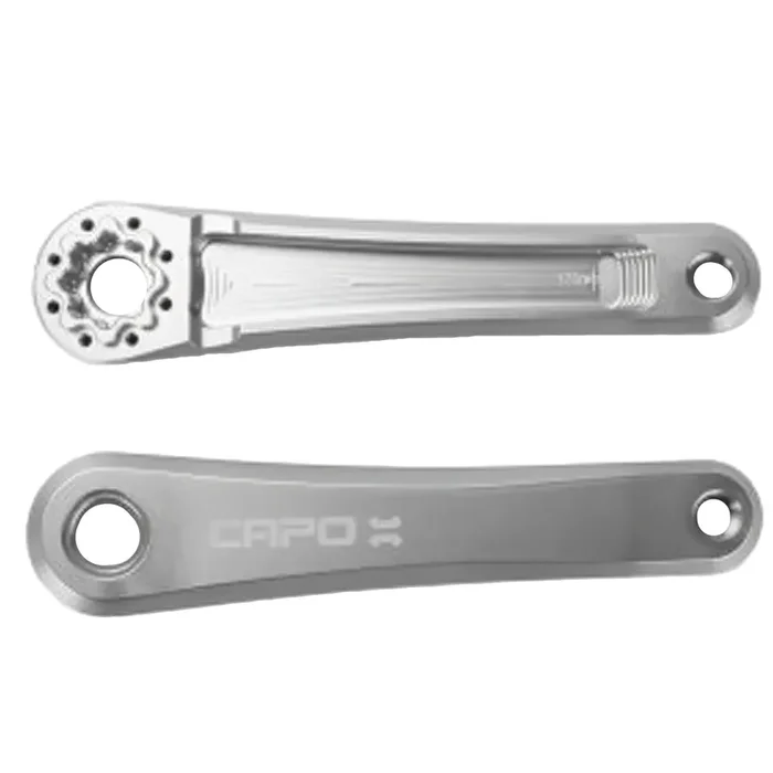 Leonardi Capo 8-Bolt Crank Arms 172.5mm – Sil (Spindle Separate