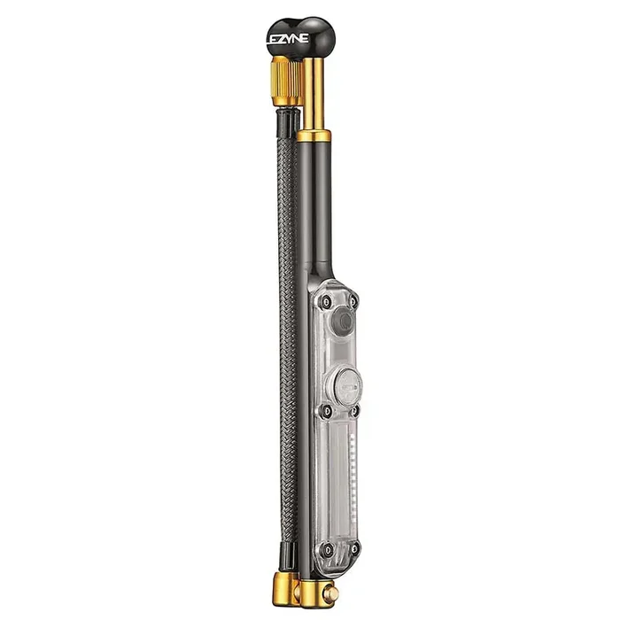 Lezyne Digital Shock Drive Pump 350 psi with zero-loss chuck head Black/Gold