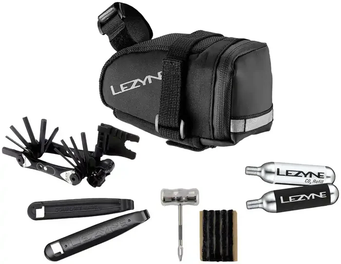 Lezyne M-Caddy Seat Bag Tubeless Kit – Black