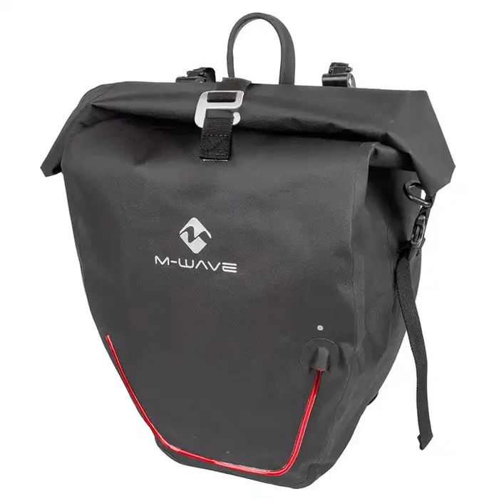 M-Wave Downtown RideBag Evident Pannier Black