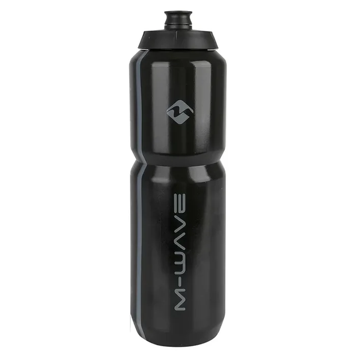 M-Wave PBO 1000 Water Bottle 1000ml / 34oz White on Black