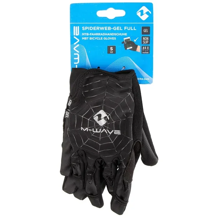 M-Wave Spider Web Full Full Finger Gloves M Pair