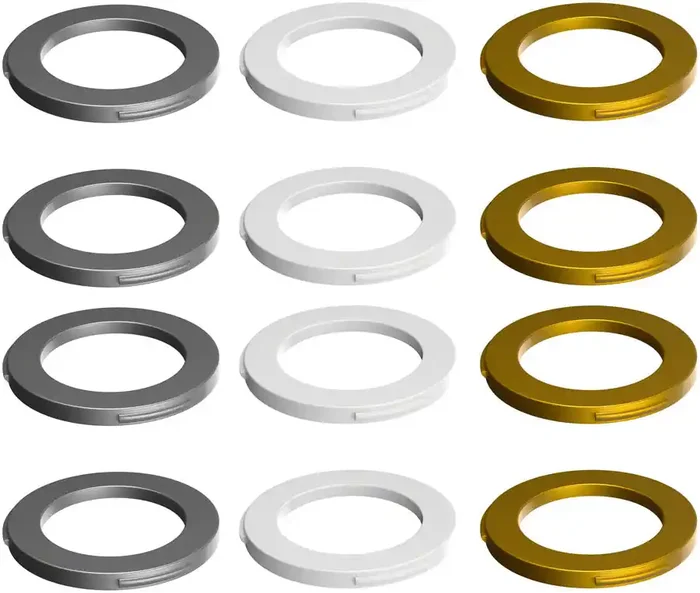 Magura 4-Piston Caliper Colored Cover Kit for one Caliper White Gold Silver