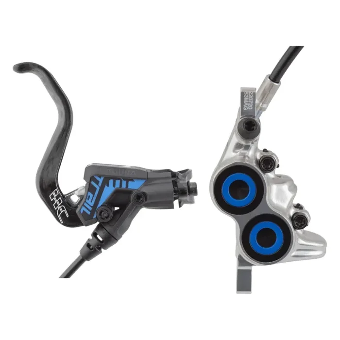 Magura MT Trail SL Disc Brake Set Disc Brake Set – Front Rear Hydraulic Post Mount BLK/Chrome