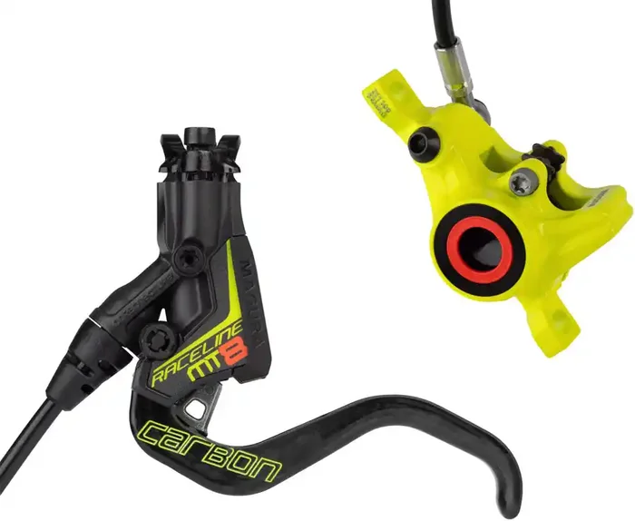 Magura MT8 Raceline Disc Brake Lever – Front Rear Hydraulic Post Mount BLK/Neon YLW